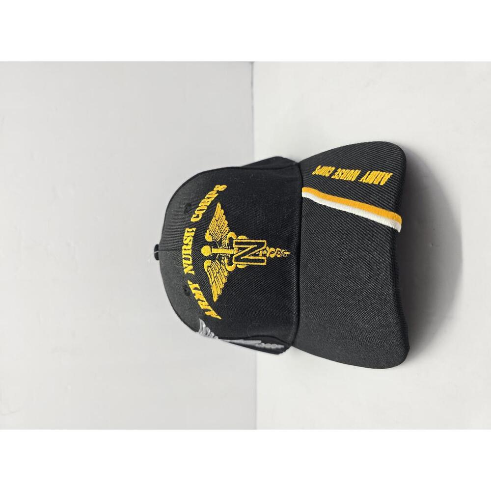 US Army Nurse Corps Hat Black Cap Military Veteran Licensed – NWOT